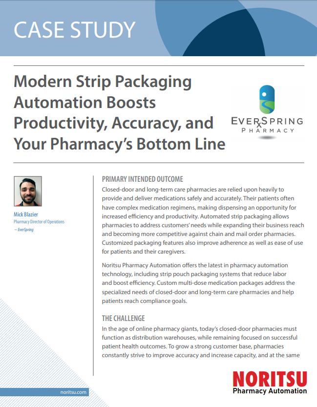 Modern Strip Packaging Automation Boosts Productivity, Accuracy, and Your Pharmacys Bottom Line