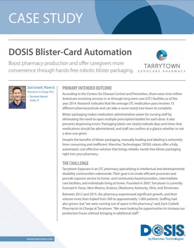 DOSIS Blister-Card Automation