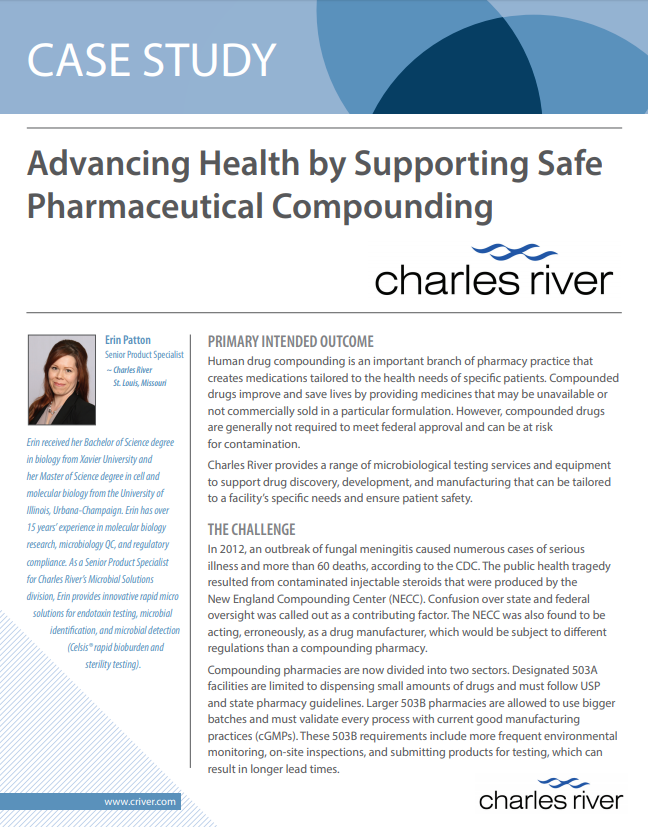 Advancing Health by Supporting Safe Pharmaceutical Compounding