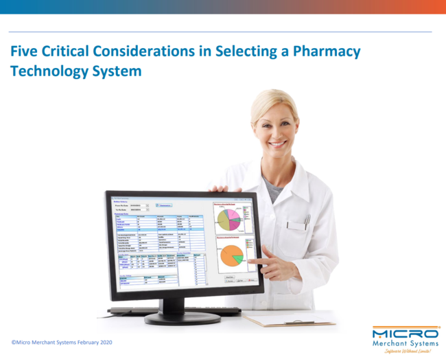 Five Critical Considerations in Selecting a Pharmacy Technology System 