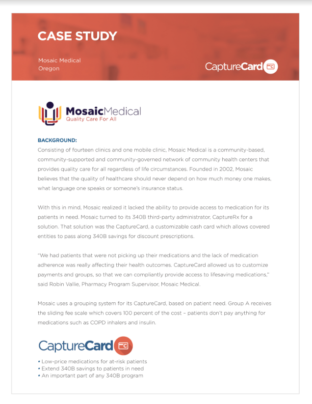 Mosaic Medical: CaptureCard