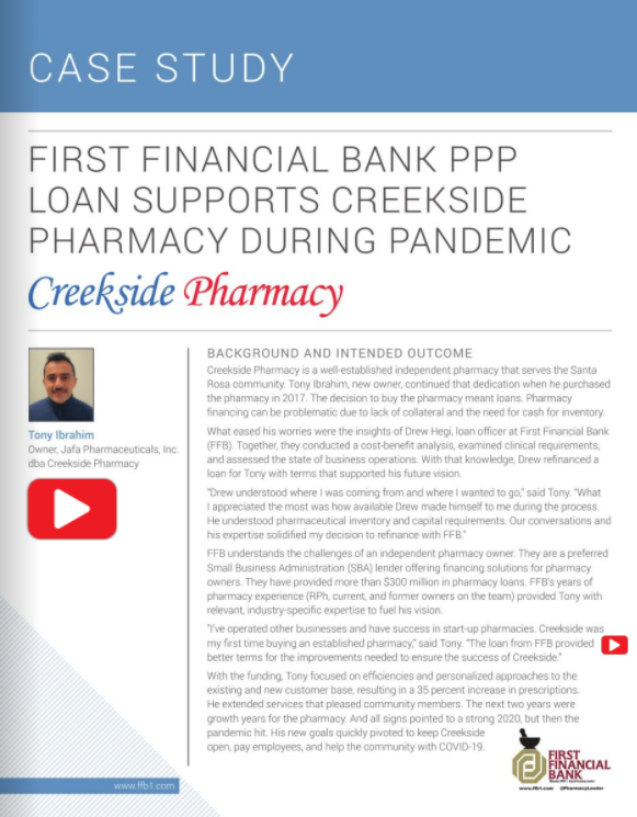 First Financial Bank PPP Loan Supports Creekside Pharmacy During Pandemic