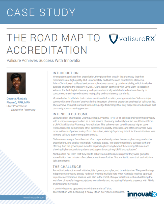 THE ROAD MAP TO ACCREDITATION