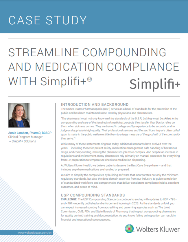 Streamline Compounding and Medication Compliance with Simplifi+�