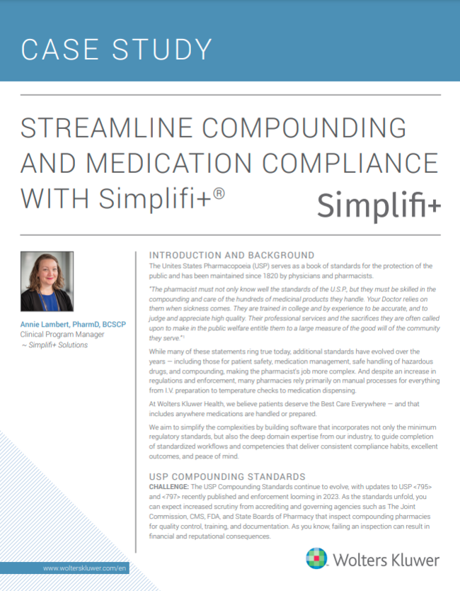 Streamline Compounding and Medication Compliance with Simplifi+