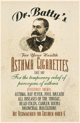 1882 - Dr Batty's Asthma Cigarettes